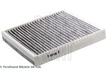 Blue Print ADBP250048 Filtro Abitacolo Filtro Antipolline Adatto Per Peugeot 4007 (Vu, Vv) Carbone Attivo