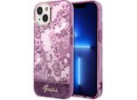 Guess Guhcp14Mhgplhf Custodia Rigida Per Iphone 14 Plus/ 15 Plus 6.7 Fuksja/Fuschia Collezione Porcellana
