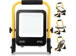 Tolletour Proiettore Treppiede Faro A Led Proiettore Da Costruzione Con Spina 50W