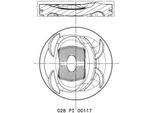 Mahle 028 Pi 00117 002 Pistone Per Vw Golf V Hatchback (1K1) Golf Vi (5K1) Touran (1T1, 1T2) Tiguan (5N) Golf Plus (5M1, 521) Passat Estate (365)