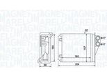 Magneti Marelli 350218481000 - Oe A0038359001 Scambiatore Di Calore, Riscaldatore Per Sprinter (W906), Crafter (2F), Crafter (2E)