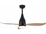 Ventilatore Da Soffitto Con Luce Edm 33815 Kattegat Nero 15 W 18 W 2190 Lm