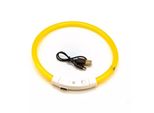 Bracciale Luminoso A Led Circuito Usb 20-35 Cm Giallo