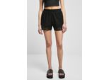 Urban Classics - Pantaloncini Da Donna In Pizzo All'uncinetto Nero - 5XL