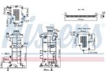 Nissens 989374 Radiatore Egr Per Iveco Daily Vi Furgone Con Ricircolo Dei Gas Di Scarico