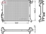 Denso DRM23114 - Oe 214105169R Radiatore, Raffreddamento Motore Per Grand Scenic Iv (R9), Megane Iv, Scenic Iv