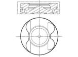 Mahle 001 Pi 00190 000 Pistone Adatto Per MERCEDES-BENZ Sprinter Furgone Da 3,5 Tonnellate (906) Sprinter Autobus Da 3,5 Tonnellate (906) Sprinter Furgone Da 3,5 Tonnellate (907, 910)