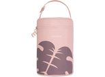 Borsa Termica Miniland Terra Per Thermos O Bottiglie, 700 Ml, Rosa/Foglia