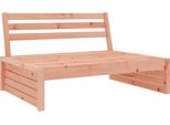 Divano Da Centro Giardino 120X80 Cm In Legno Massiccio Di Abete Douglas