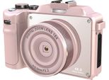 INF Digitalkamera 4K/48 MP/18-facher Digitalzoom/Stabilisierung/Autofokus/Dual-Kamera Rosa