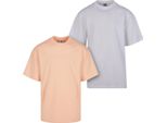 Urban Classics TB006A | Tall Tee 2-Pack T-Shirt Uomo - Colore: Softapricot+White - Taglia: 5XL