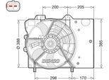 Denso DER21024 - KüHlerlüFter Oe 1610781580 Per C-Elysee (Dd), C3 Iii (Sx), DS3, 208 I (Ca, Cc), 301