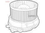 Denso DEA07007 - Soffiatore Interno Oe 6441Q5 Per C2 (Jm), C3 I (Fc, Fn), C3 Ii (Sc), C3 Pluriel (Hb), 1007 (Km)
