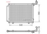Denso DCN10057 - Condensatore Aria Condizionata Oe 2113906 Con Essiccatore Per Ecosport, Fiesta Vii, Tourneo Connect