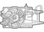 Denso DER09040 - Ventola Del Radiatore Oe 51721477 Per Idea, Punto