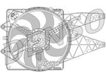 Denso DER09094 - Ventola Radiatore Oe 51831012 Per Punto
