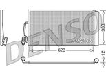 Denso DCN05102 - Oe 64539239920 Condensatore Aria Condizionata Con Essiccatore Per R60, R55, R50, R53, R56, R57