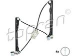 Topran 111 699 - Oe 1M0 837 461 Regolatore Di Finestrini, Anteriore Sinistro Per Leon (1M1), Toledo Ii (1M2)