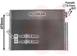 Van Wezel 21005061 - Oe 55038003AE Condensatore Aria Condizionata Con Essiccatore Per Grand Cherokee Iv (Wk, WK2)