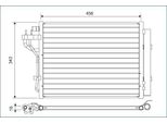 Valeo 822629 - Condensatore Aria Condizionata Oe 97606 B9000 Con Essiccatore Per I10 (Ba, Ia)