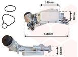 Van Wezel 37013684 - Radiatore Olio Oe 25199751 Per 159 (939), Aveo (T250, T255), Croma, Astra (A04), Astra H, Astra J, Corsa D (S07), Insignia A (G09), Meriva (X03), Mokka X (J13), Signum (Z03), Vectra C (Z02), Zafira B, Zafira Tourer C