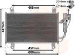 Van Wezel 27015701 Condensatore Climatizzatore Condensatore Climatizzatore Per Mazda CX-3 (Dk) + Essiccatore