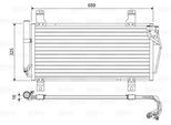 Valeo 814456 - Condensatore Aria Condizionata Oe GS1D 61 480C Con Essiccatore Per 6 (G)