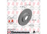 2 Dischi Freno Sportivi Zimmermann 276 Mm Anteriori Per Mercedes Classe A W169 Classe B W245
