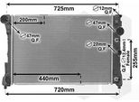 Van Wezel 30002546 - Oe 2045001203 Radiatore, Raffreddamento Motore Per Classe C (W204), Classe C (C204), Classe C (S204), Cls (C218), Cls (X218), Classe E (W212), Classe E (A207), Classe E (C207), Classe E (S212), Classe Glk (X204)