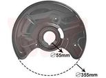 Van Wezel 3041371 - Oe A211 420 0144 Piastra Di Ancoraggio, Assale Anteriore Sinistro Per Cls (C219), Classe E (S211), Sl (R230), Classe E (W211), Classe E (VF211)