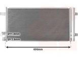 Van Wezel 58015707 - Oe 2Q0816411A Condensatore Aria Condizionata Con Essiccatore Per A1 (Gb), Arona (Kj), Ibiza (Kj), Polo (AE1, AW1, BZ1)