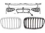 Van Wezel 0633511 - Griglia Radiatore Oe 51137262117, Sinistra Per Serie 1 (F21), Serie 1 (F20)
