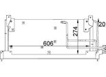 Mahle Ac 223 000S - Condensatore Aria Condizionata Oe 1618046 Per Combo (71), Tigra (S93)