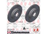 2X Disco Freno Zimmermann 150.2904.53 Per Bmw 3 Touring (F31) 3 Gt (F34) 66Mm