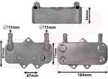 Van Wezel 37013710 Radiatore Olio Motore Per Opel Astra G Cc (T98) Zafira A (T98) Vectra C Caravan (Z02) Astra G Caravan (T98) Vectra C Sedan (Z02)