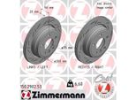 Zimmermann 150.2902.53 - Disco Freno Per Serie 3 (F30), Serie 3 Gt (F34), Serie 3 (F31), Serie 4 (F33), Serie 4 (F32, F82), Serie 4 (F36)