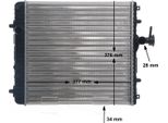 Mahle Cr 1495 001S - Oe 09208632 Radiatore, Raffreddamento Motore Per Agila A