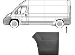 Van Wezel Listello Di Protezione Laterale Posteriore Sinistro 0983409 Per Opel Movano C Furgone (U9) Per Fiat Ducato Furgone (250, 290) Ducato Bus (250, 290)