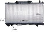 Mahle Cr 543 000S - Oe 1640002270 Radiatore, Raffreddamento Motore Per Avensis (T22)