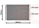 Van Wezel Scambiatore Di Calore Riscaldamento Interno 17006325 Anteriore Per Fiat Ulysse (179_)