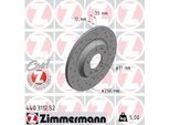 Zimmermann 440.3112.52 - Disco Freno Per C5 Iii (Rd), C5 Iii (Rw), 607 (9D, 9U), 407, 407 Sw (6D, 6E), 508 (8D), 508 (8E), Rcz