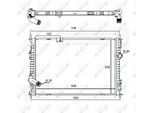 Nrf 58455 - Oe 21400BB50A Radiatore, Raffreddamento Motore Per Qashqai +2 I (J10)