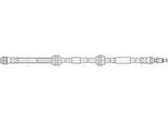 Trw PHB576 - Tubo Freno Oe 7L6 611 701 B Per Touareg (7L)