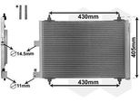 Van Wezel 09005173 Condensatore Climatizzatore Condensatore Climatizzatore Adatto Per Peugeot Partner Combispace (5F) + Essiccatore