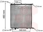 Van Wezel 09002188 - Oe 1330C2 Radiatore, Raffreddamento Motore Per C3 Pluriel (Hb), C3 I (Fc, Fn), C2 (Jm), 207 Sw (Wk), 207 (Wa, Wc), 1007 (Km)