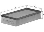 Mahle Lx 738 - Filtro Aria Oe 7701047478 Per Avantime (DE0), Espace Iii (Je)