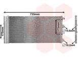 Van Wezel 15005004 - Oe 8200880551 Condensatore Aria Condizionata Con Essiccatore Per Duster, Logan, Logan I