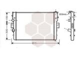 Van Wezel 28002087 - Oe 504152996 Radiatore, Raffreddamento Motore Per Picanto (Sa)
