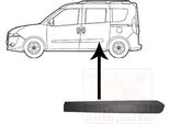 Van Wezel Modanatura Per Porta Posteriore Sinistra Modanatura Per Fiat Doblo Furgone/Station Wagon (263) 1638425