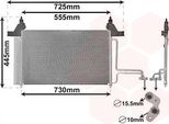 Van Wezel 17005253 Condensatore Climatizzatore Condensatore Climatizzatore Per Fiat Stilo (192) +Essiccatore